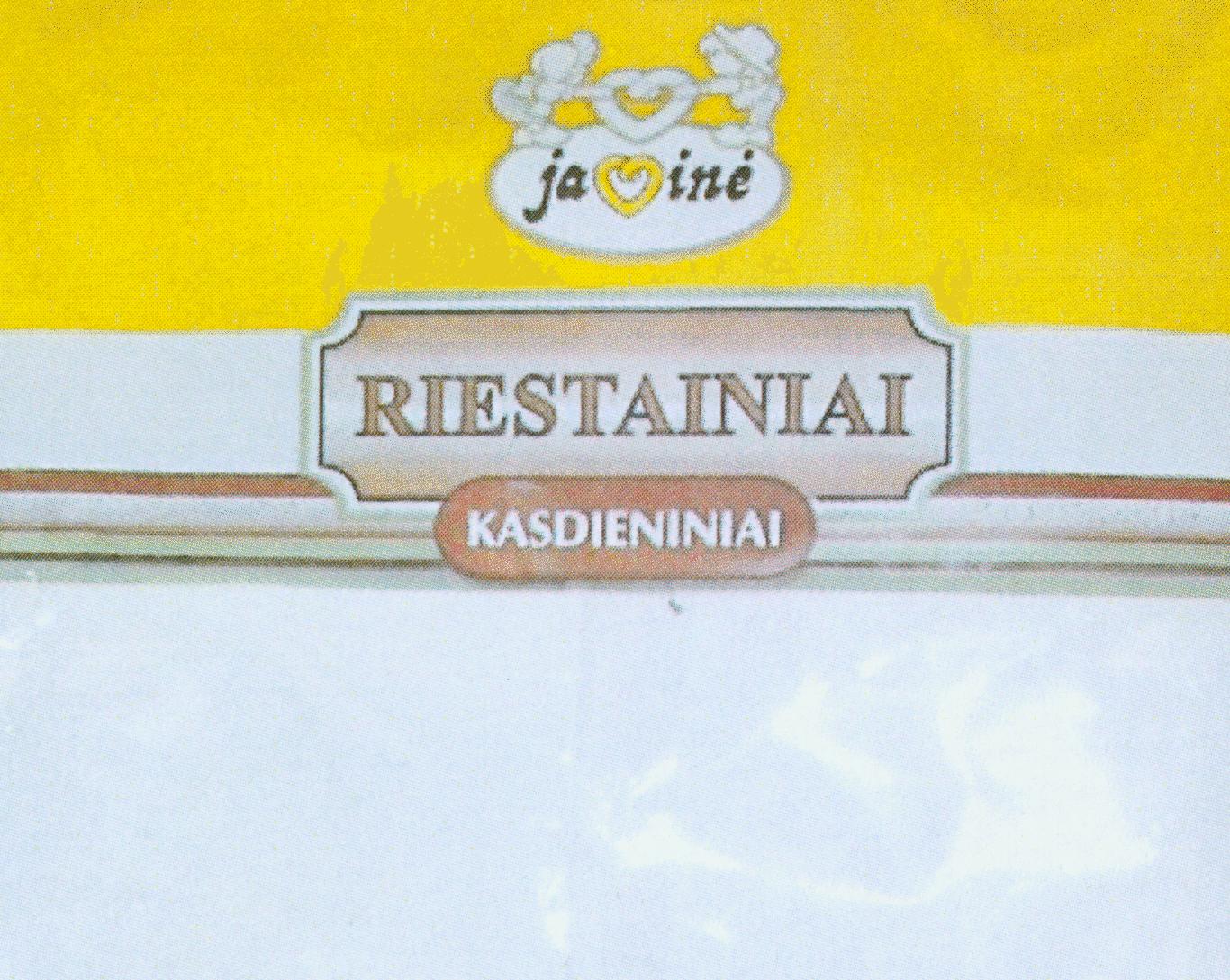 Prekės ženklas: RIESTAINIAI KASDIENINIAI javinė
